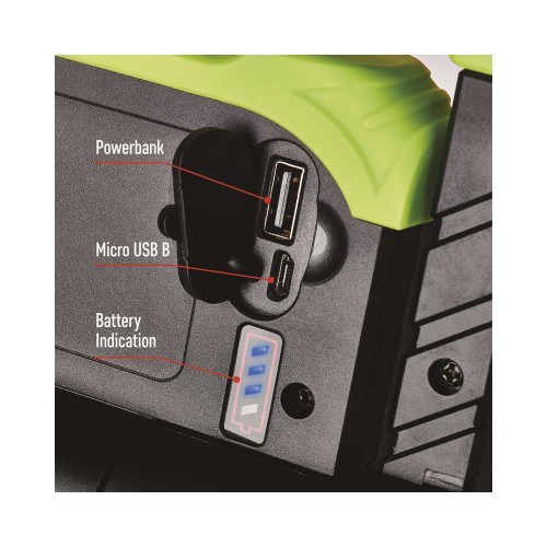 LAMPADA DA LAVORO RICARICABILE 2 COB...