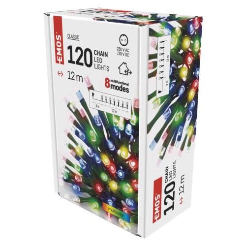 CATENA LUMINOSA 120 LED MULTICOLOR...