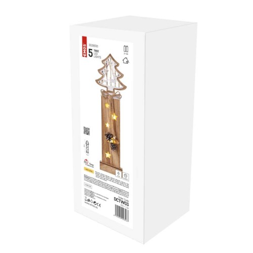 Decorazione in Legno Albero con Pigne...