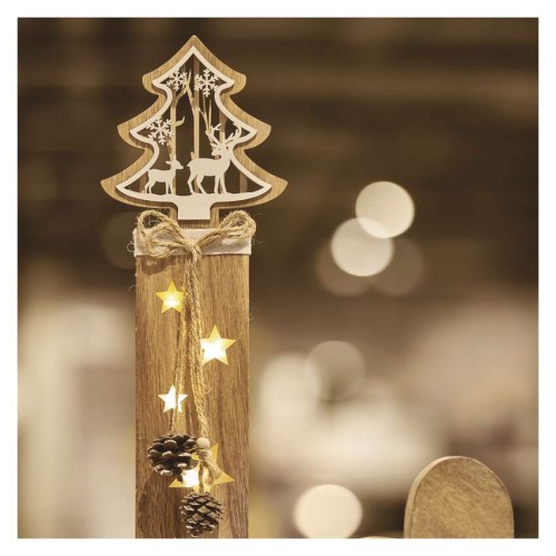 Decorazione in Legno Albero con Pigne...