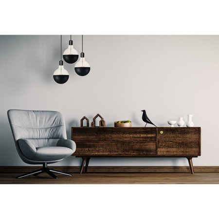 Lampadina LED Globo d.125 Cupola Nera 6.5W  - Elegante | Dimmerabile