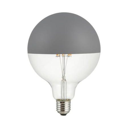 Lampadina LED Globo d.125 Cupola Grigia 6.5W  - Eleganza Dimmerabile