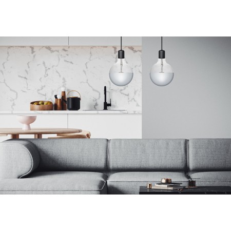 Lampadina LED Globo d.125 Cupola Argento 6.5 W - Eleganza e Design | Dimmerabile