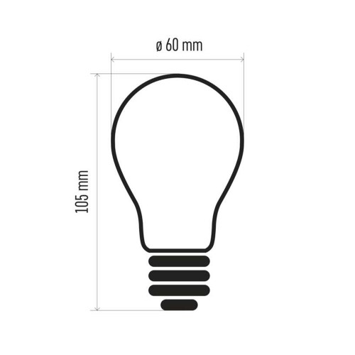 Lampadina LED filamento E27 4W (40W)...