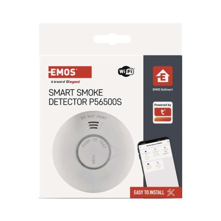 Confezione EMOS Smart Smoke Detector P56500S fronte