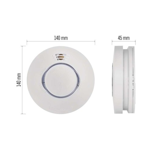 Rilevatore di Fumo TSS890B-HI...