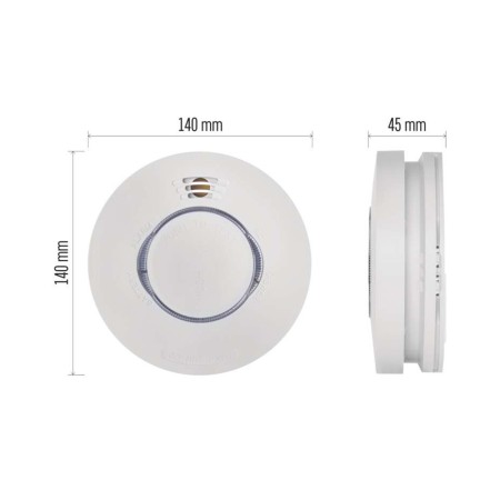 Rilevatore di Fumo TSS890B-HI Conforme CPR - Sicurezza Avanzata | EMOS P56502