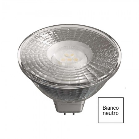 Lampadina LED Dicroica MR16 4,5W (31W) 4000k - 3 Anni Garanzia | EMOS ZQ8434