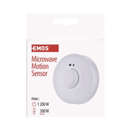 Sensore Rilevatore di Movimento G1180 a Microonde: Sicurezza e Automazione Illuminazione | EMOS G1180