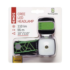 Lampada Frontale Ricaricabile CREE + SMD LED 110lm, Versatile | Emos P3535 2