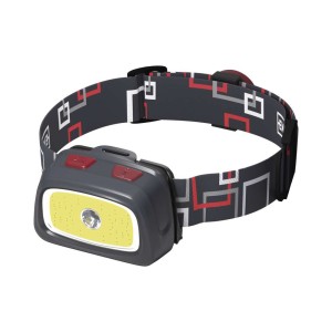 Lampada Frontale CREE + COB LED 330lm con Ganci Casco e Fischietto SOS | Emos P3531