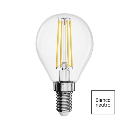 Lampadina LED Filamento E14 6W (60W ) 4000K Sfera | Emos ZF1241