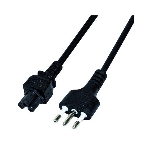 Cavo Alimentazione 10A Presa C5 1.8m - Per Notebook e Dispositivi Elettronici