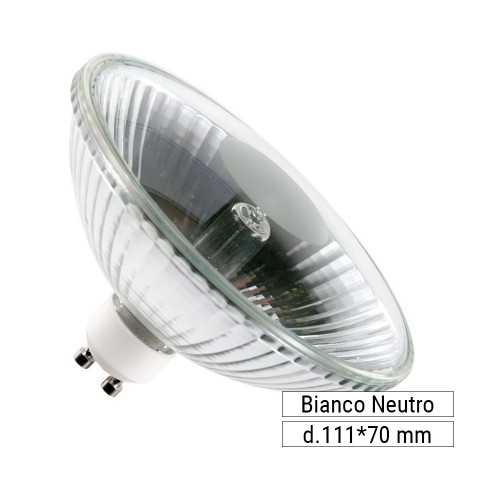 Lampadina Alogena GU10 75W ES111 4000K | Luce Neutra e Dimmerabile
