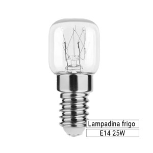 Lampadina per frigorifero E14 25W, illuminazione interna chiara, Tepla 2024