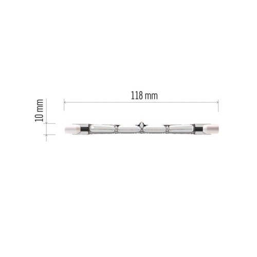 Lampadina Alogena Lineare 150W 118mm...