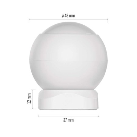 Sensore di Movimento PIR WiFi GoSmart IP-2210Z | Rilevamento Smart, Creazione Scenari, Notifiche in Tempo Reale | EMOS H5020