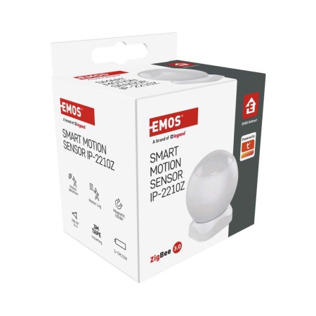 Sensore di Movimento PIR WiFi GoSmart IP-2210Z | Rilevamento Smart, Creazione Scenari, Notifiche in Tempo Reale | EMOS H5020