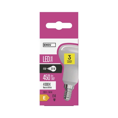 Lampadina LED R50 E14 4W 4000K 450lm...