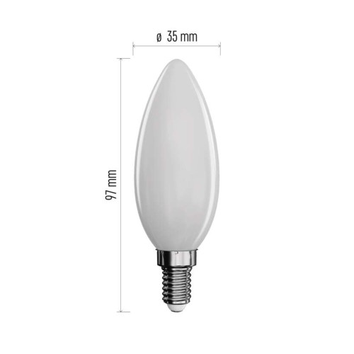 Lampadina LED Filamento Oliva E14...