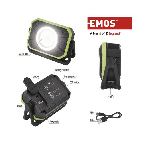 Lampada da Lavoro LED COB 900 lm -...