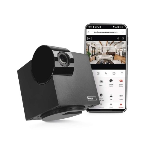 Telecamera EMOS IP-110 CUBE Smart con Movimento PTZ, Audio Bidirezionale e App per Casa Intelligente
