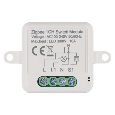 Modulo Interruttore 1 Canale L+N Gosmart IP-2101SZ ZigBee | Emos H5101