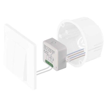 Modulo Interruttore 1 Canale L+N Gosmart IP-2101SZ ZigBee | Emos H5101