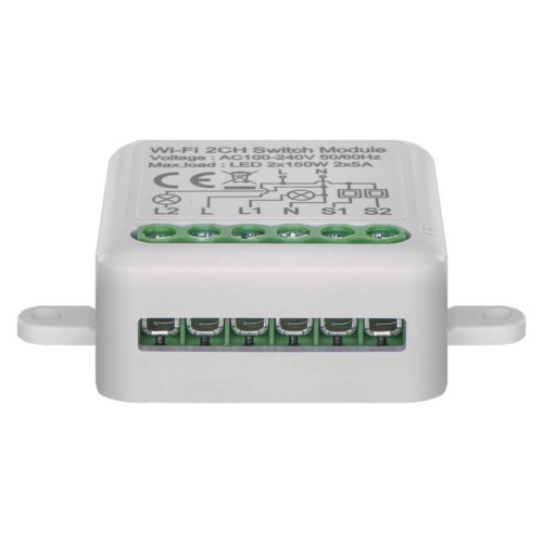 Modulo Interruttore 2 Canali Gosmart...