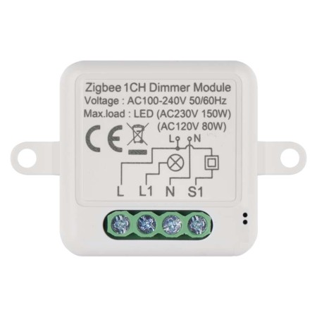 Modulo Interruttore Dimmer 1 Canale Gosmart IP-2111DZ ZigBee | Emos H5107