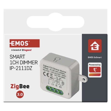 Modulo Interruttore Dimmer 1 Canale Gosmart IP-2111DZ ZigBee | Emos H5107