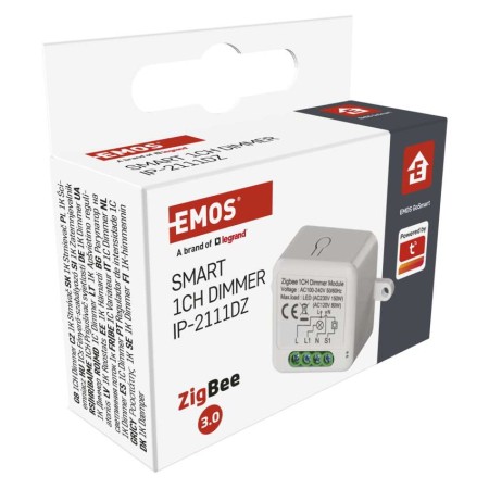 Modulo Interruttore Dimmer 1 Canale Gosmart IP-2111DZ ZigBee | Emos H5107