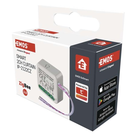 Modulo Motore Tende 2 Canali Gosmart IP-2122CZ ZigBee | Emos H5110