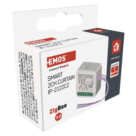 Modulo Motore Tende 2 Canali Gosmart IP-2122CZ ZigBee | Emos H5110