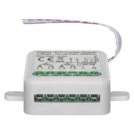 Modulo Motore Tende 2 Canali Gosmart IP-2122CZ ZigBee | Emos H5110