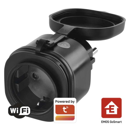 Presa Intelligente IP44 - Controllo Smart IP-3006S per Giardino e Patio | EMOS P5532