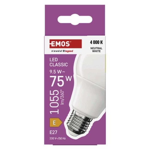 Lampadina Goccia LED E27 9.5W (75W)...