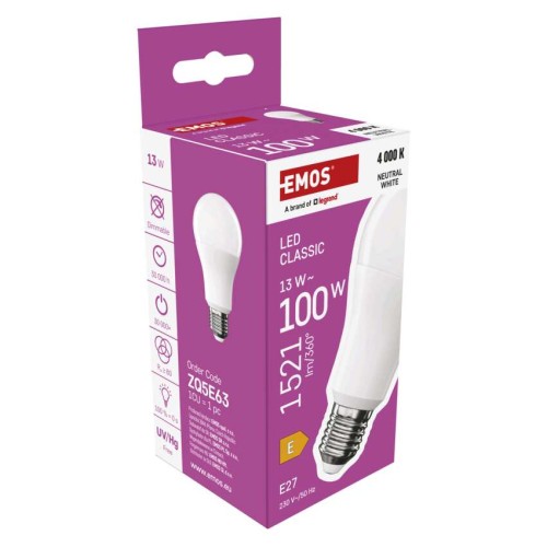 Lampadina LED Goccia E27 13W (100W)...