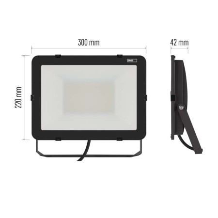 Faro LED INOVO 100W 11.000 lumen 4000K Colore Antracite | EMOS ZS2652