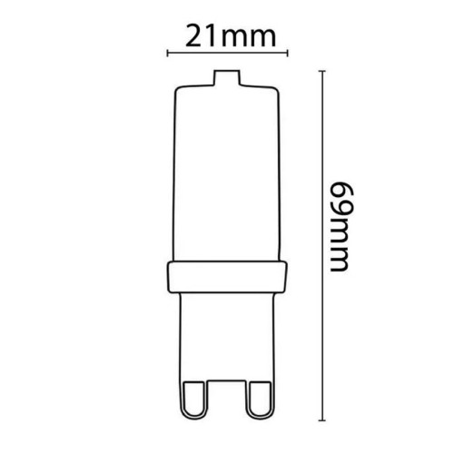 Lampadina LED G9 6W 600lm 4000K -...
