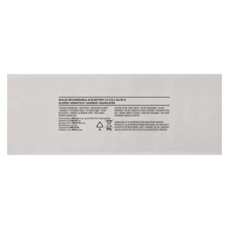 Batteria al piombo ricaricabile 12V 2.2AH attacco faston 4.7 EMOS B9672