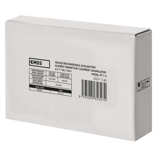 Batteria al piombo ricaricabile 6V...