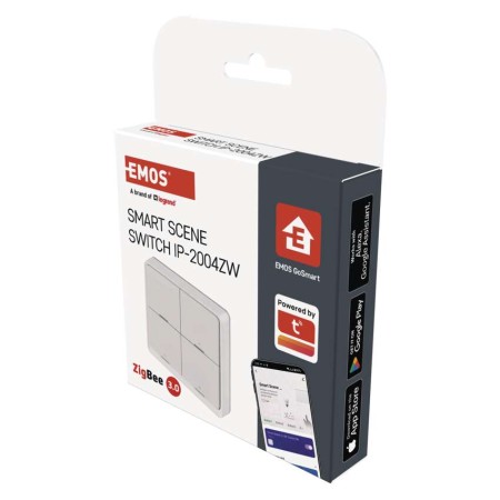 Controller Scena 4 Pulsanti ZigBee Bianco | Controllo Smart Casa | Emos H5013