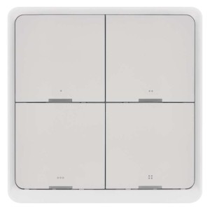 Controller Scena 4 Pulsanti Bianco ZigBee GoSmart IP-2004ZW | EMOS H5013 - Controllo Smart Casa 2