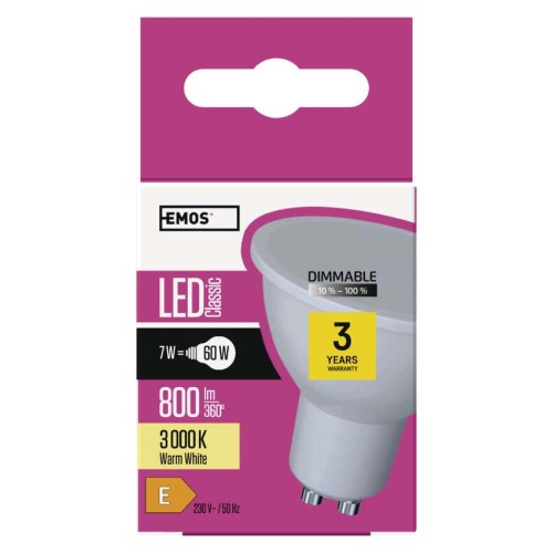 Lampadina LED GU10 7W (60W)...