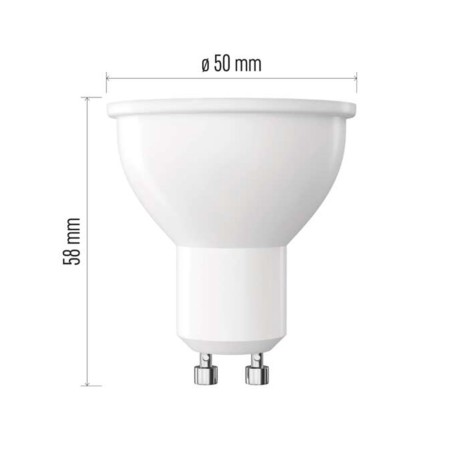 Lampadina LED GU10 7W (60W) Dimmerabile Luce Neutra 4000K | EMOS ZQ8255D