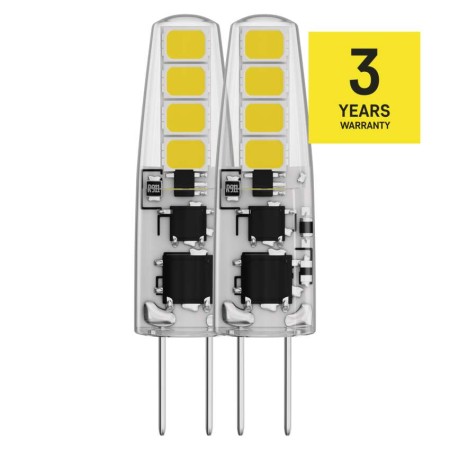 Set 2 Lampadine LED G4 1.9W (20W) 4000K Bianco Neutro | Emos Zq8621.2