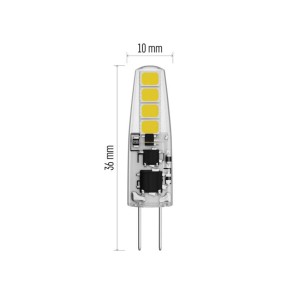 Lampadina LED Bispina  G4 1.9W (20w) 3000K Bianco Caldo EMOS ZQ8620 2