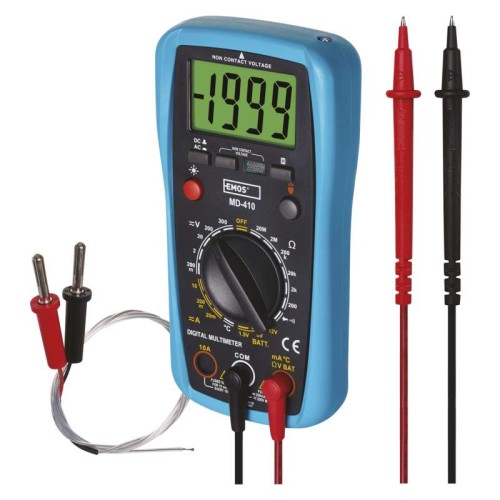 Tester Multimetro MD-410: Strumento Professionale per Elettronica e Manutenzione EMOS M3691