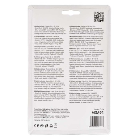 Tester Multimetro MD-410: Strumento Professionale per Elettronica e Manutenzione | EMOS M3691